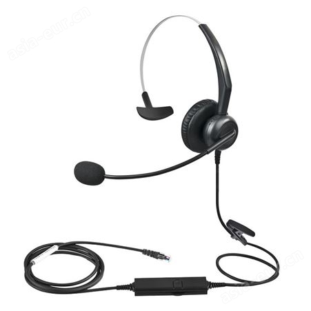 贝恩VF31电话销售客服水晶头耳麦USB话务员头戴式座机电销耳机